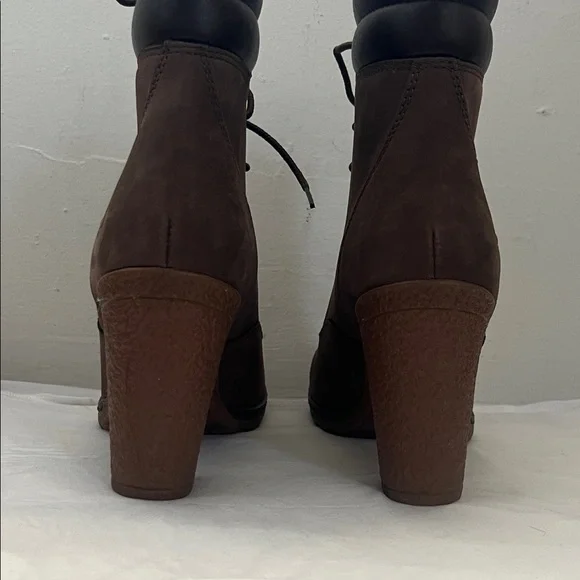 Timberland Women's Dark Brown Heeled Boots - Picture 5 of 7